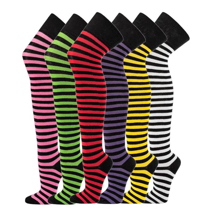 Topsocks overknee sokken ringels